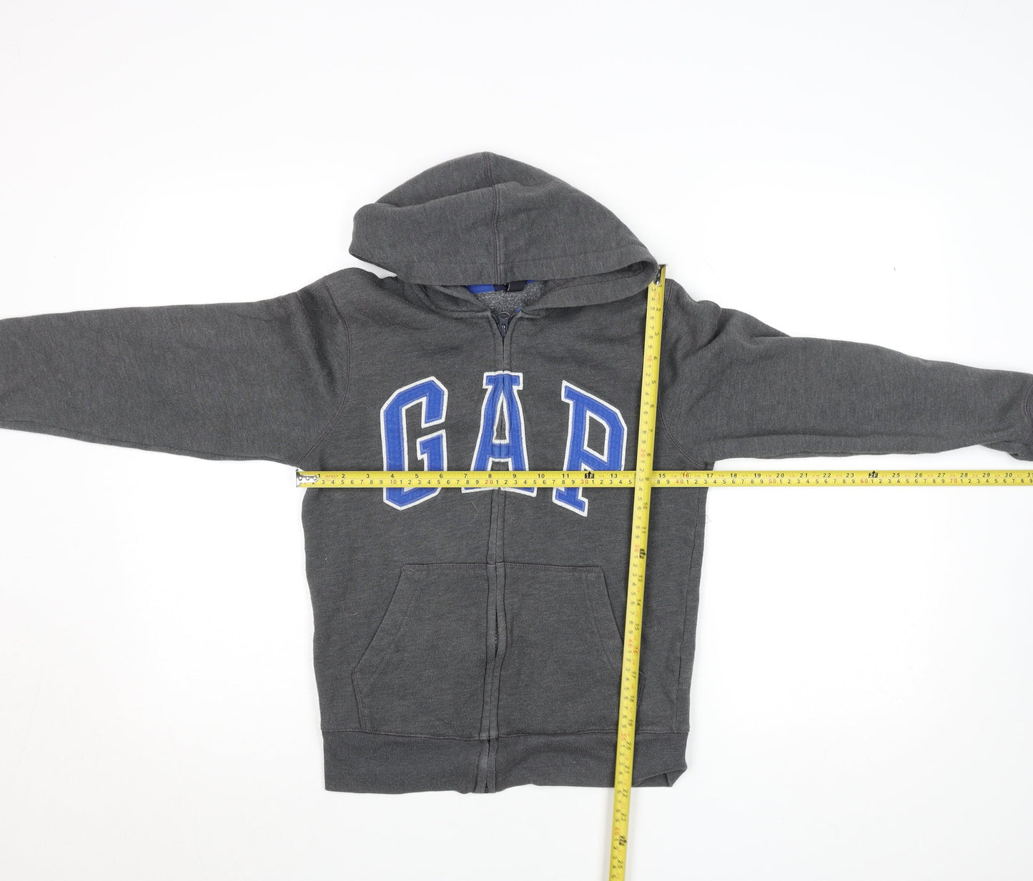 Boys UK Size 12 Years Gap Grey Full Zip Hoodie