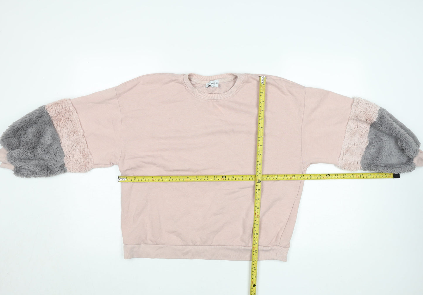 Womens UK Size XS Pull&Bear Pink Pullover Sweatshirt