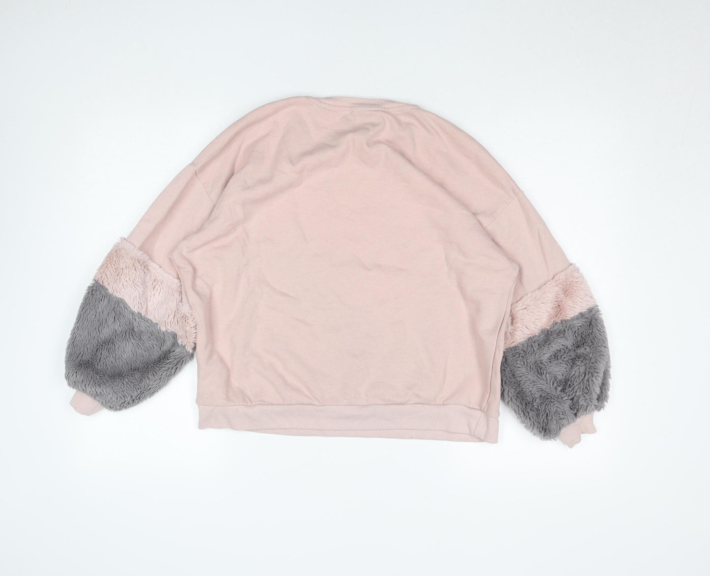 Womens UK Size XS Pull&Bear Pink Pullover Sweatshirt