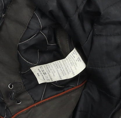 Mens UK Size L Cabano Brown Parka Coat