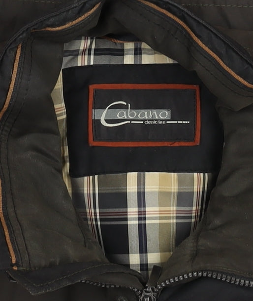 Mens UK Size L Cabano Brown Parka Coat