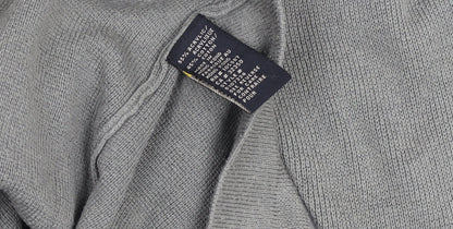 Quiksilver Men's Grey Full Zip Knit Jumper L Regular Fit