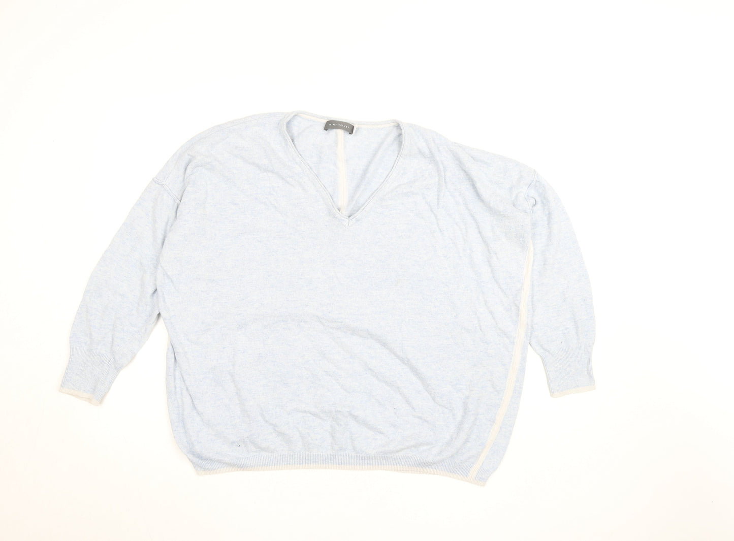 Womens UK Size XL Mint Velvet Blue Pullover Jumper