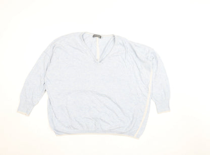 Womens UK Size XL Mint Velvet Blue Pullover Jumper