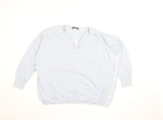 Womens UK Size XL Mint Velvet Blue Pullover Jumper