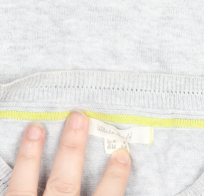 Womens UK Size 8 White Stuff Grey Pullover Jumper
