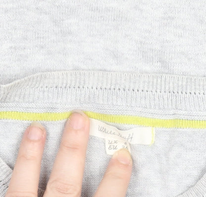 Womens UK Size 8 White Stuff Grey Pullover Jumper