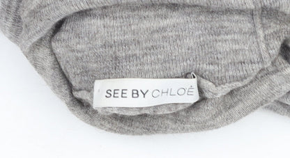 Womens UK Size S See By Chloé Grey Basic Blouse