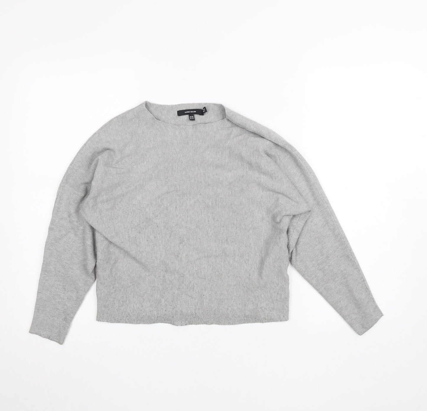 Womens UK Size XS Karen Millen Grey Pullover Jumper