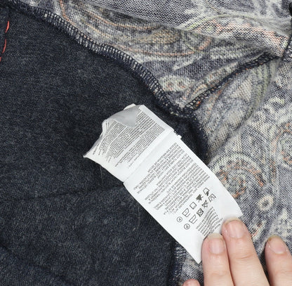 Desigual Women Blue Paisley Knee Length A-Line Dress M