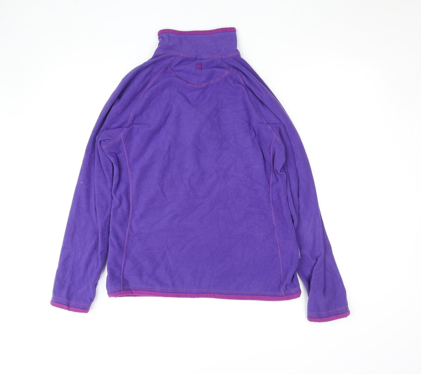 Mountain Warehouse Womens Purple Fleece 1/4 Zip Active Jacket Size 14