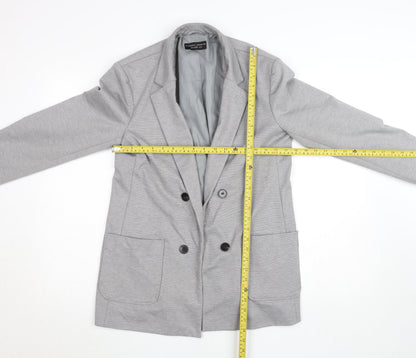 Womens UK Size 10 Dorothy Perkins Grey Basic Jacket