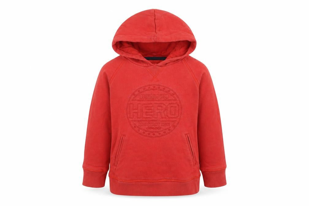 Boys UK Size 8 Years Okaïdi Red Pullover Hoodie