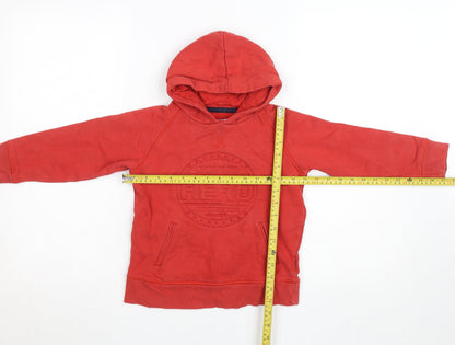 Boys UK Size 8 Years Okaïdi Red Pullover Hoodie