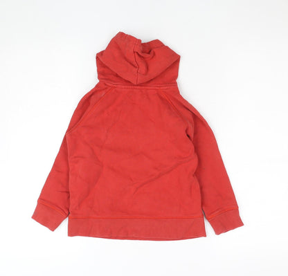 Boys UK Size 8 Years Okaïdi Red Pullover Hoodie