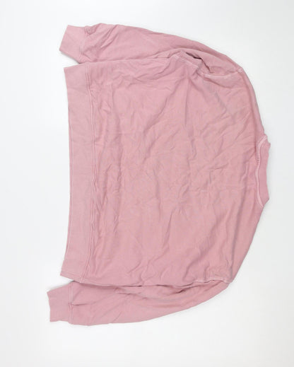 Womens UK Size L Marks and Spencer Pink Pullover Sweatshirt