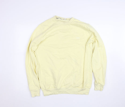 Cotton Traders Women Lemon Yellow Pullover Sweatshirt Size M