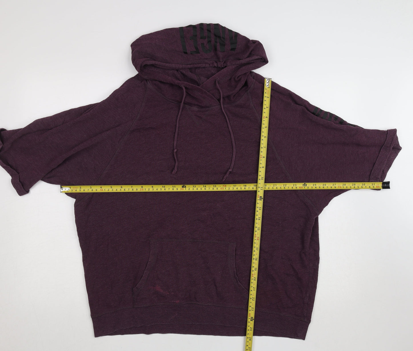 Womens UK Size L Victoria's Secret Purple Pullover Hoodie