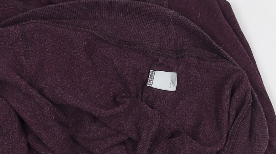 Womens UK Size L Victoria's Secret Purple Pullover Hoodie