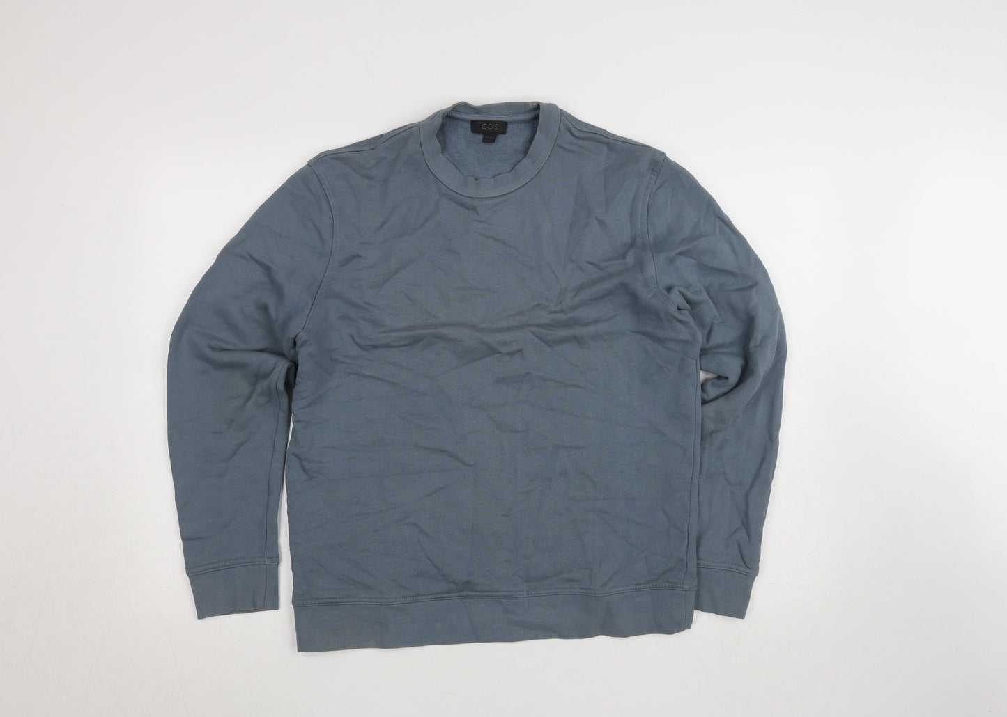 Womens UK Size M COS Blue Pullover Sweatshirt