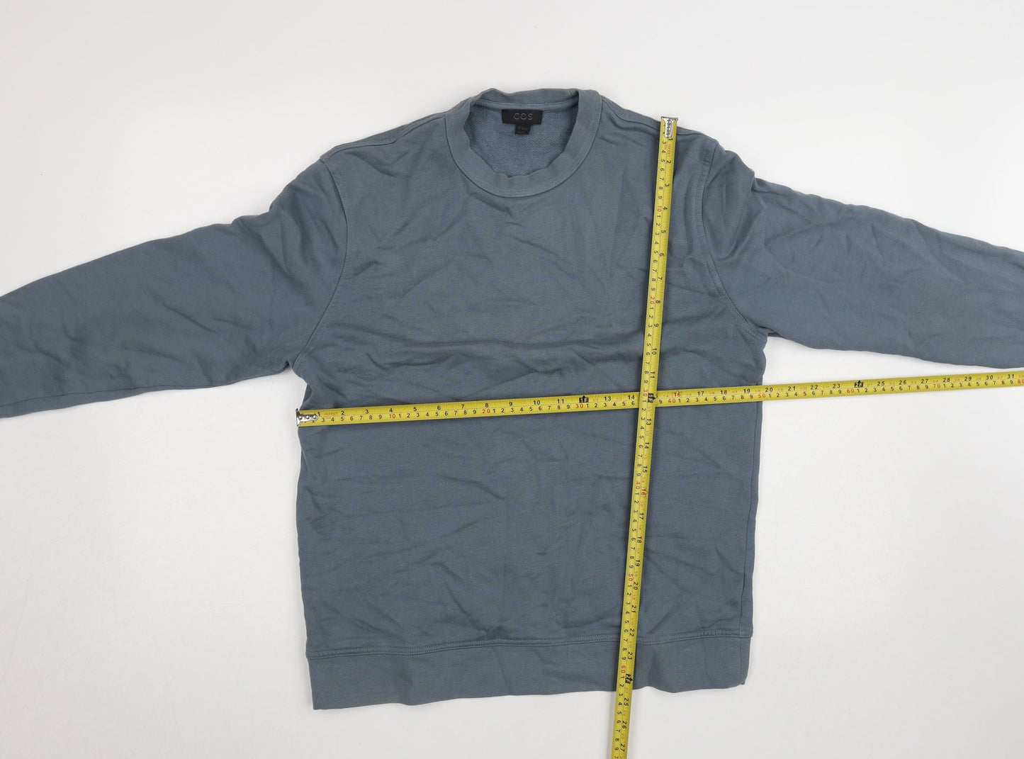 Womens UK Size M COS Blue Pullover Sweatshirt