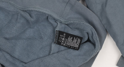 Womens UK Size M COS Blue Pullover Sweatshirt