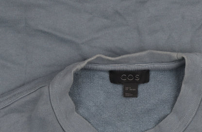 Womens UK Size M COS Blue Pullover Sweatshirt