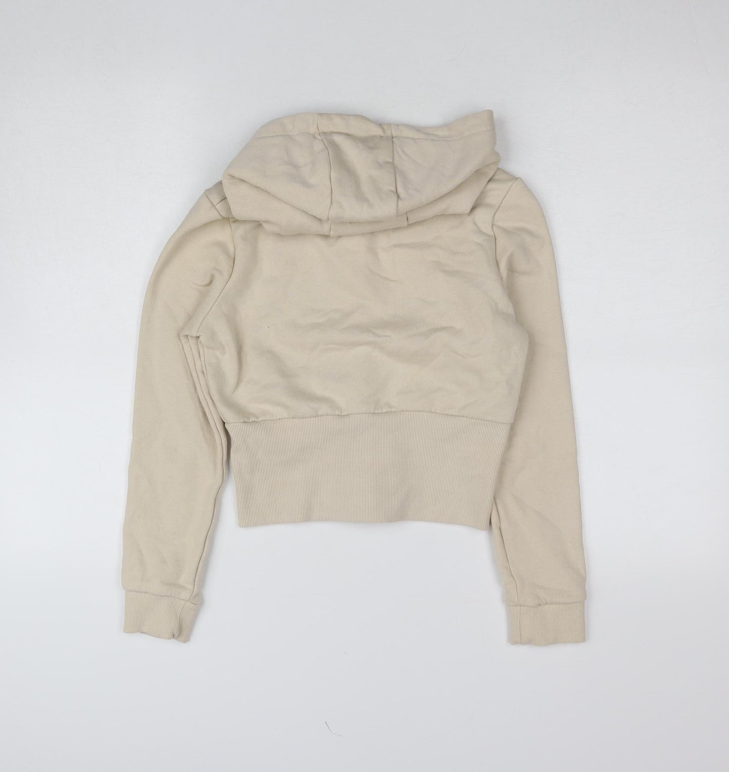 Girls UK Size 10-12 Years HOLYFIELD Beige Full Zip Hoodie