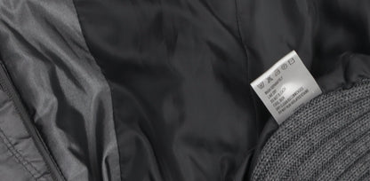 Dash Womens Grey Quilted Padded Sleeveless Waistcoat Size 12