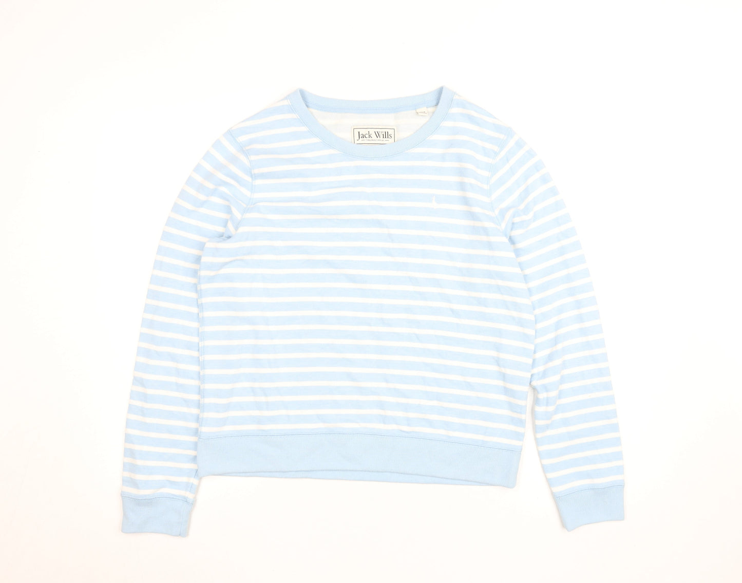 Womens UK Size M Jack Wills Blue Pullover Sweatshirt