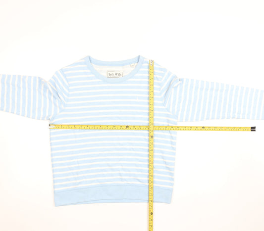 Womens UK Size M Jack Wills Blue Pullover Sweatshirt
