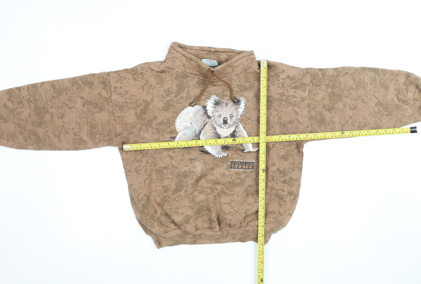 Girls UK Size 14 Years Aussie Themes Brown Pullover Hoodie