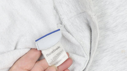 Reebok Essentials Women Grey Size 14 Pullover Hoodie Sweatshirt