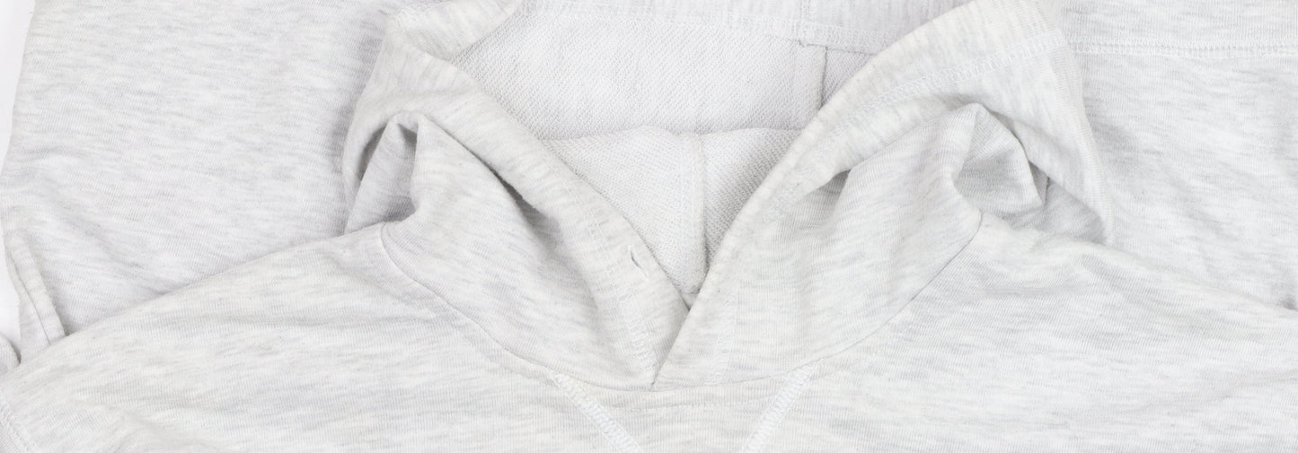 Reebok Essentials Women Grey Size 14 Pullover Hoodie Sweatshirt