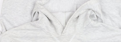 Reebok Essentials Women Grey Size 14 Pullover Hoodie Sweatshirt