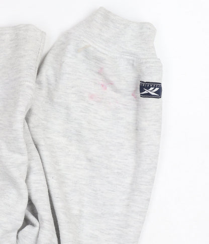 Reebok Essentials Women Grey Size 14 Pullover Hoodie Sweatshirt