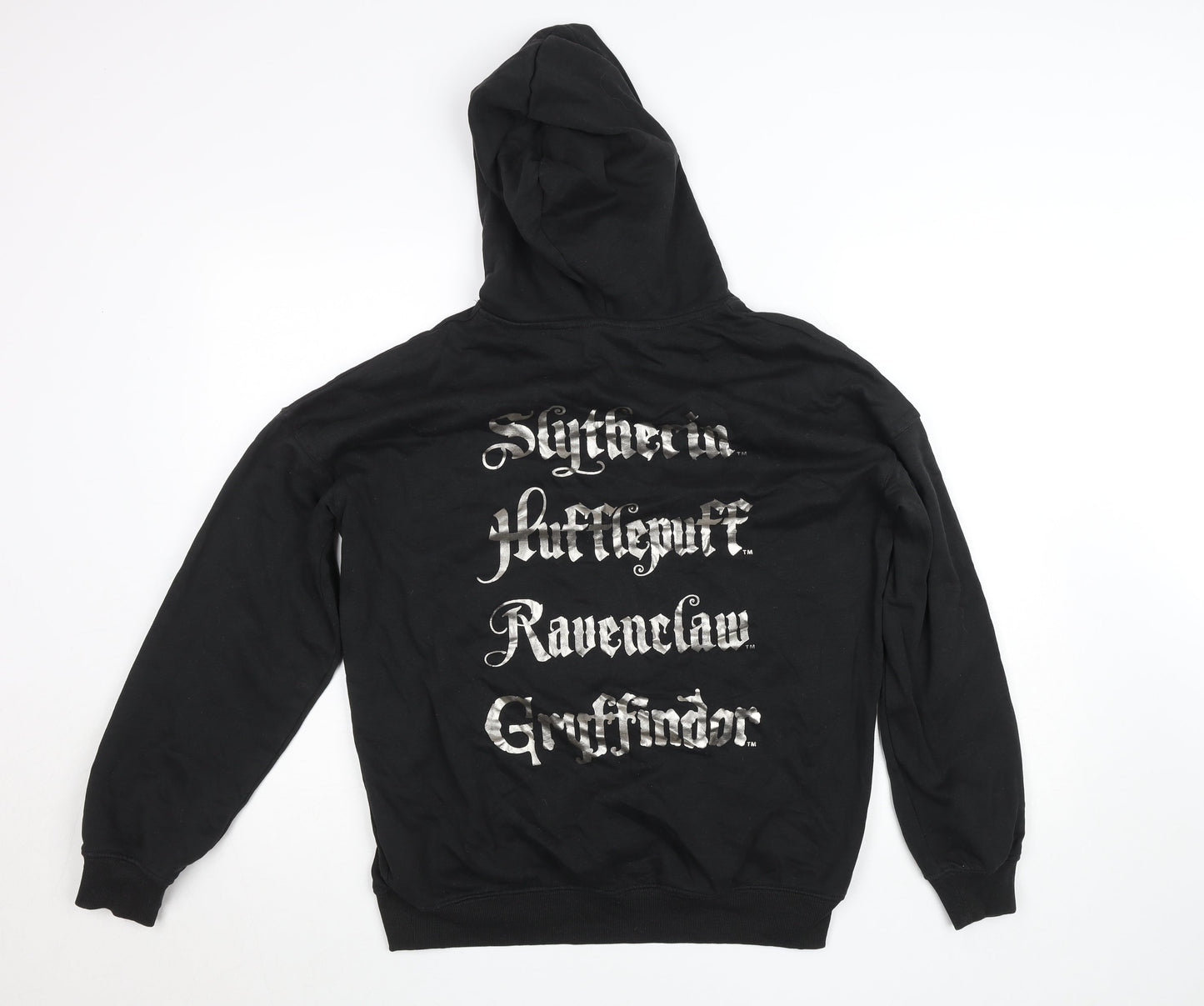 Boys UK Size 14 Years H&M Black Pullover Hoodie