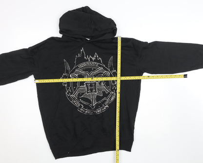 Boys UK Size 14 Years H&M Black Pullover Hoodie