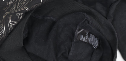 Boys UK Size 14 Years H&M Black Pullover Hoodie