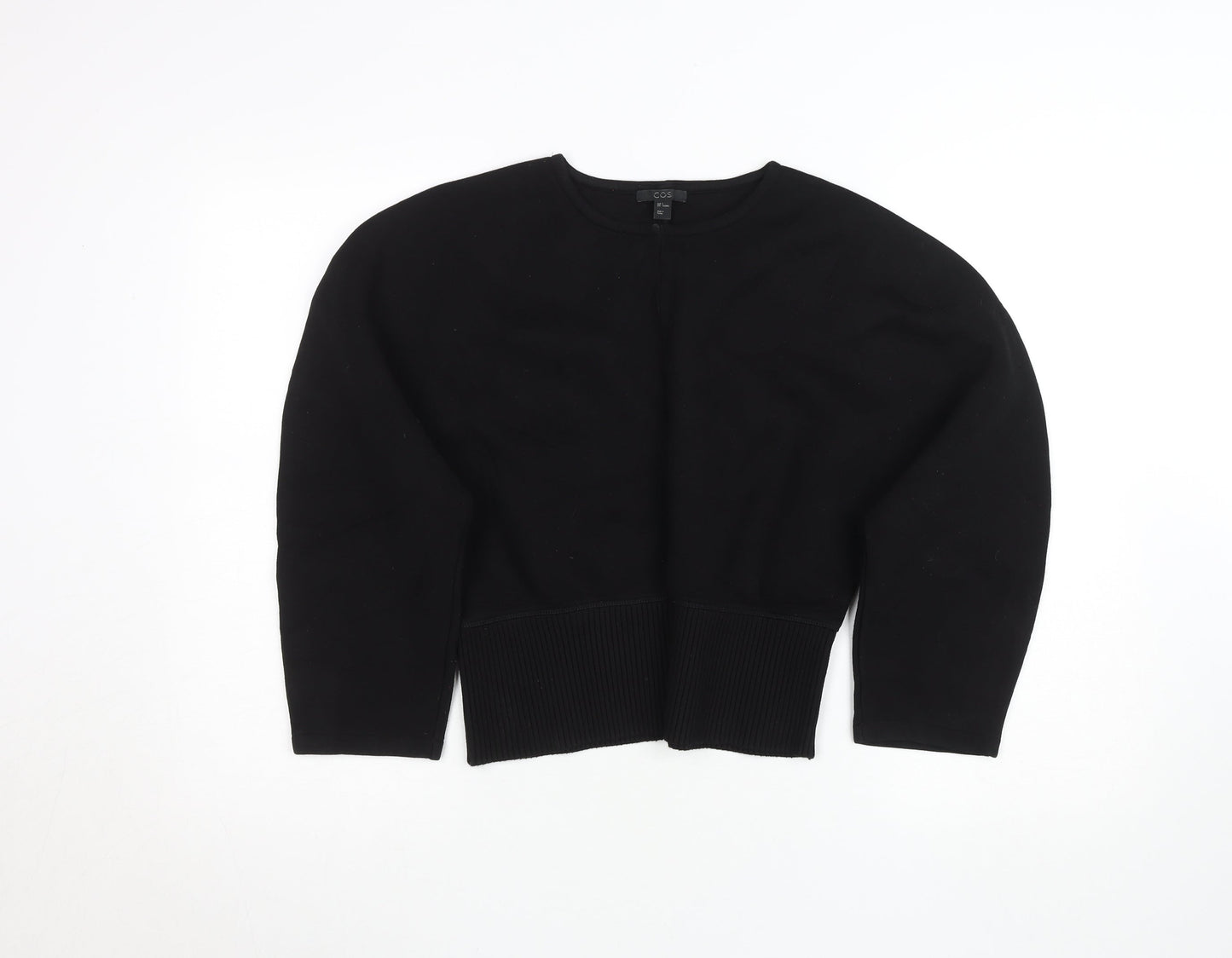 Womens UK Size S COS Black Basic T-Shirt
