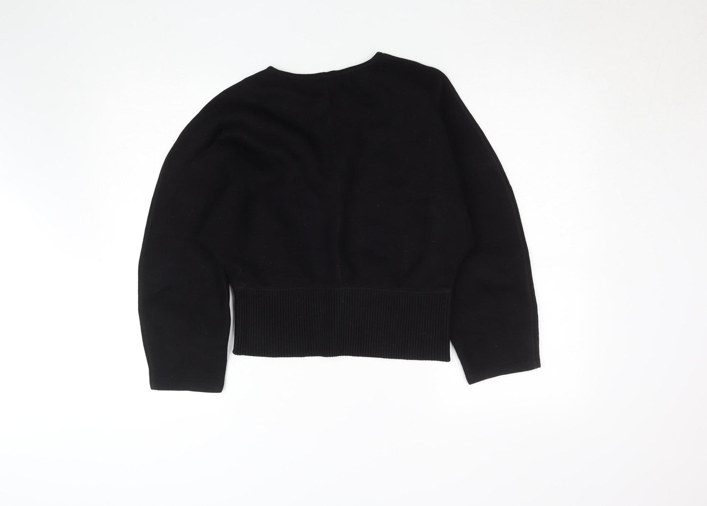 Womens UK Size S COS Black Basic T-Shirt