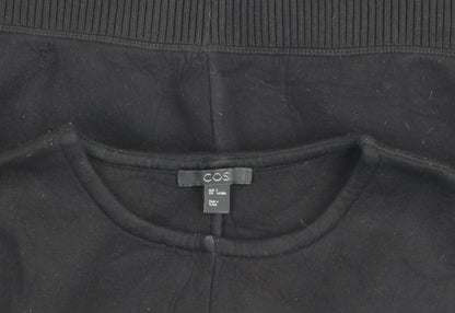 Womens UK Size S COS Black Basic T-Shirt