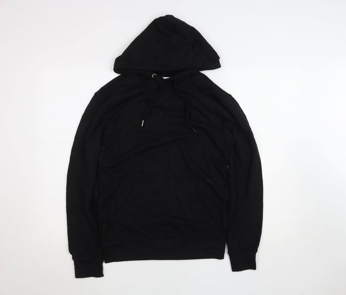 Womens UK Size XS REALman Black Pullover Hoodie