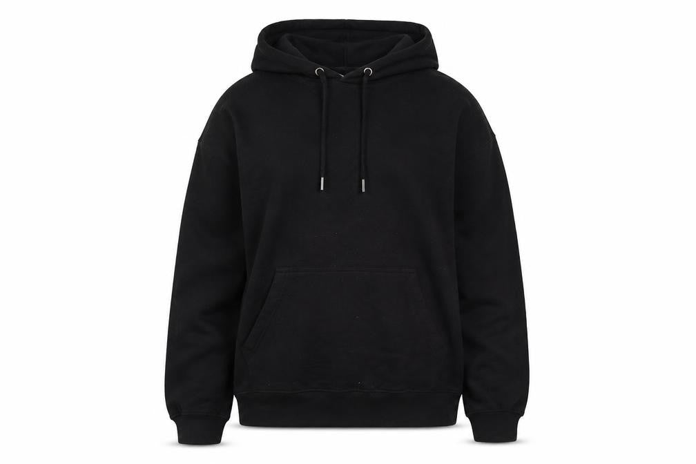 Womens UK Size XS REALman Black Pullover Hoodie