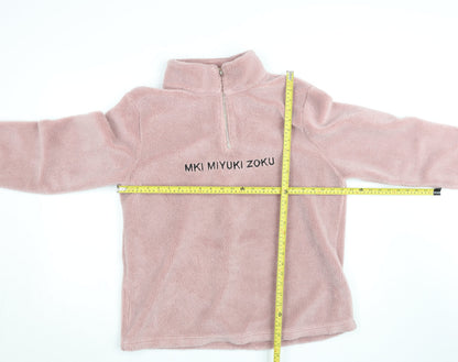 Womens UK Size L MKI Miyuki Zoku Pink Pullover Sweatshirt