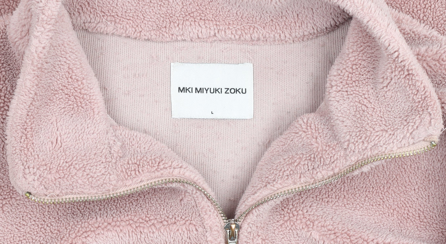 Womens UK Size L MKI Miyuki Zoku Pink Pullover Sweatshirt