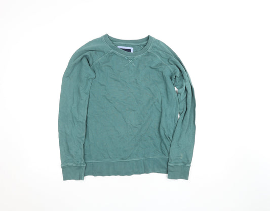 Womens UK Size 10 Crew Clothing Company Green Pullover Sweatshirt
