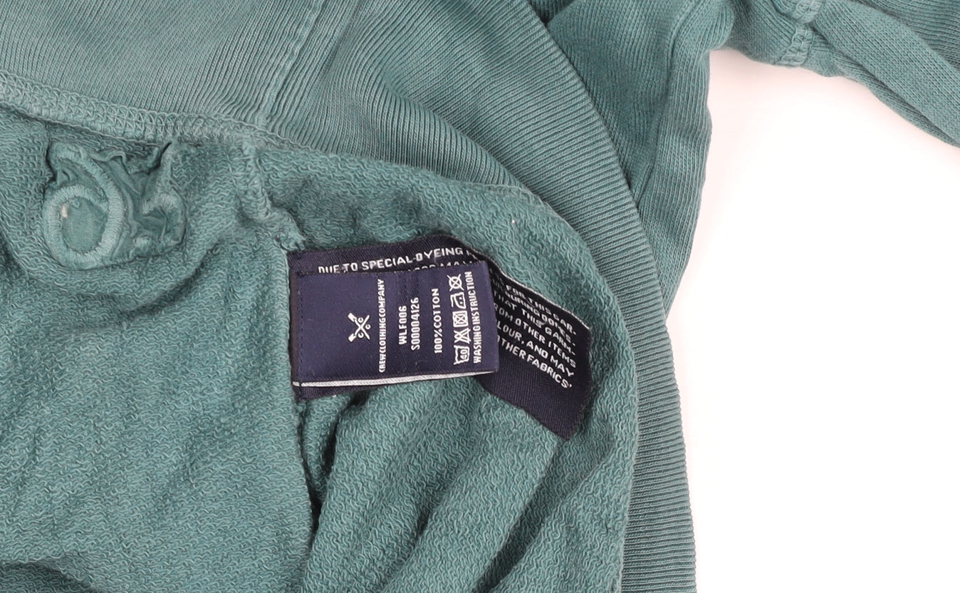 Womens UK Size 10 Crew Clothing Company Green Pullover Sweatshirt