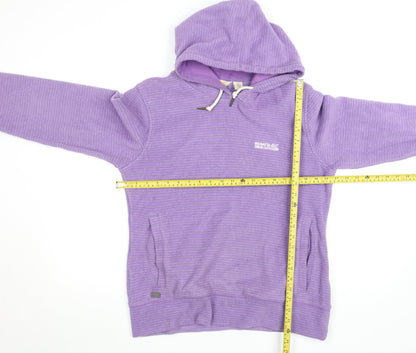 Regatta Women Purple Size 12 Hooded Fleece Activewear Jacket