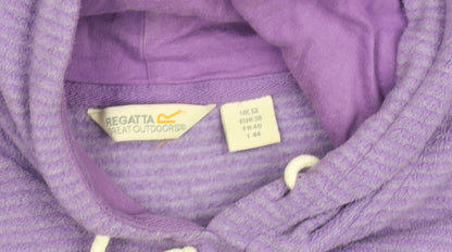 Regatta Women Purple Size 12 Hooded Fleece Activewear Jacket